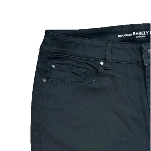 NWT Chicos The Platinum Barely Boots 0.5 Regular Black - Size 6 / Small - Picture 4 of 14